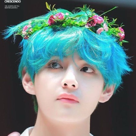 Recent activity shot of V (BTS)