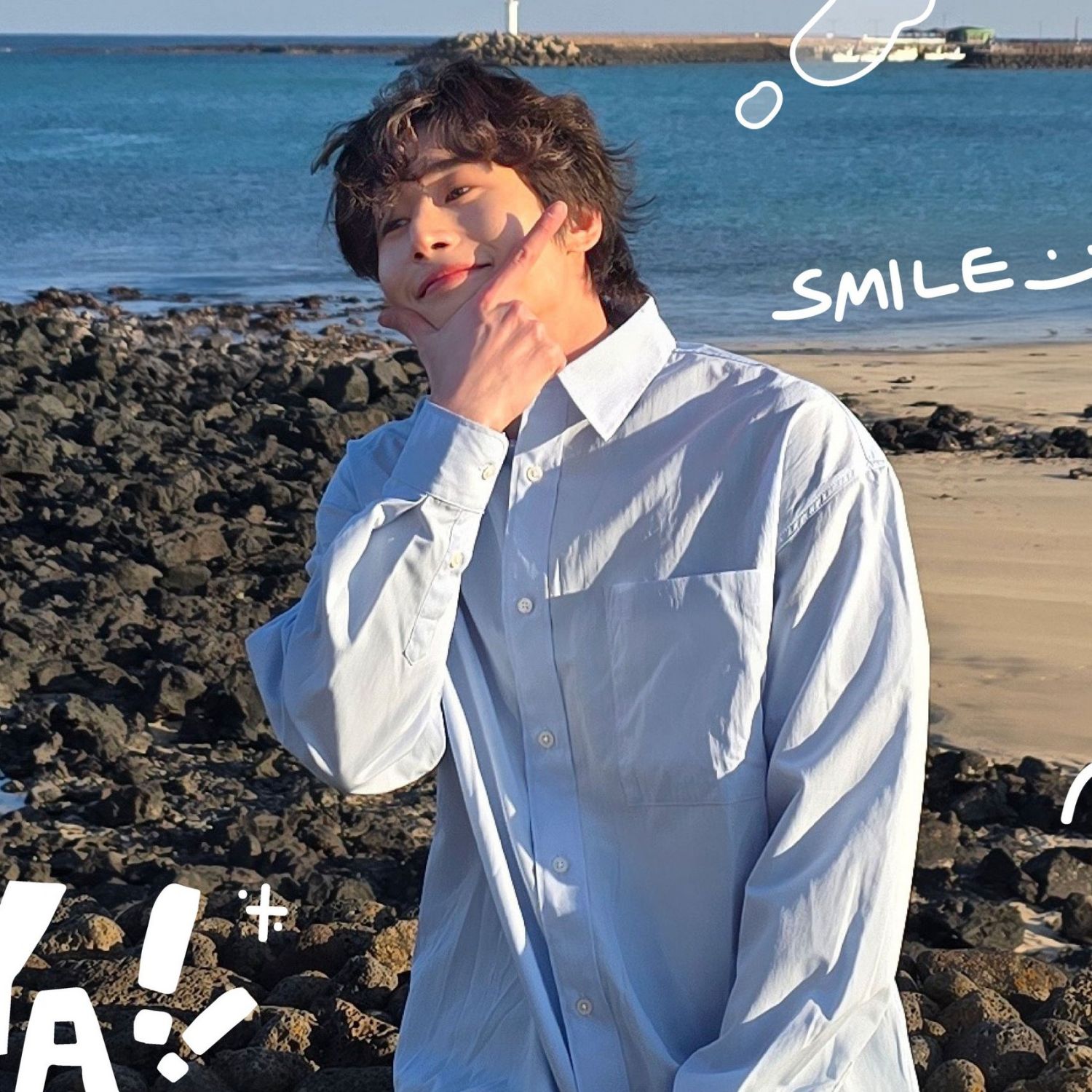 Behind-the-scenes cut of Han Seungwoo
