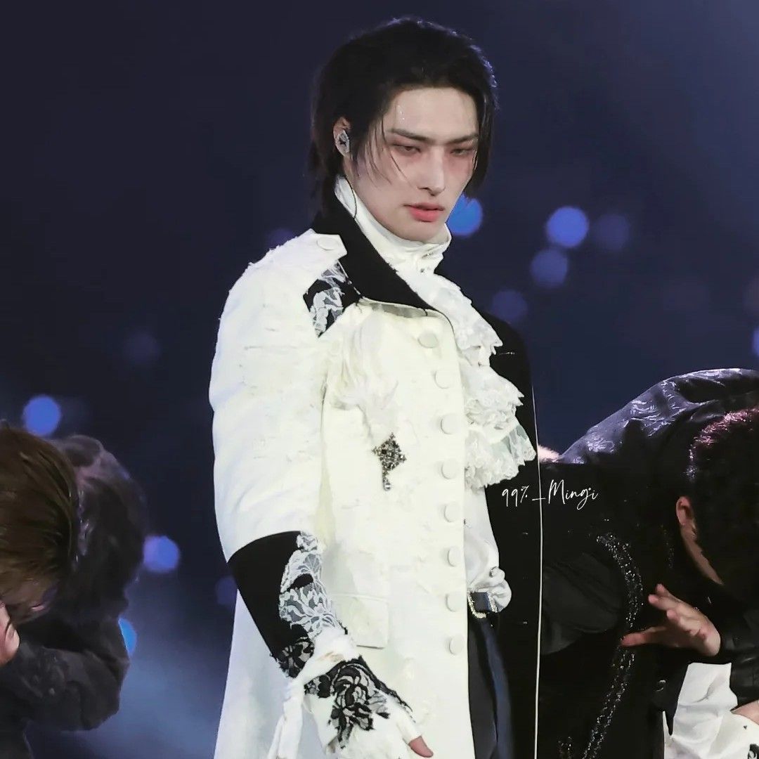 A moment captured by Mingi (ATEEZ)'s fan