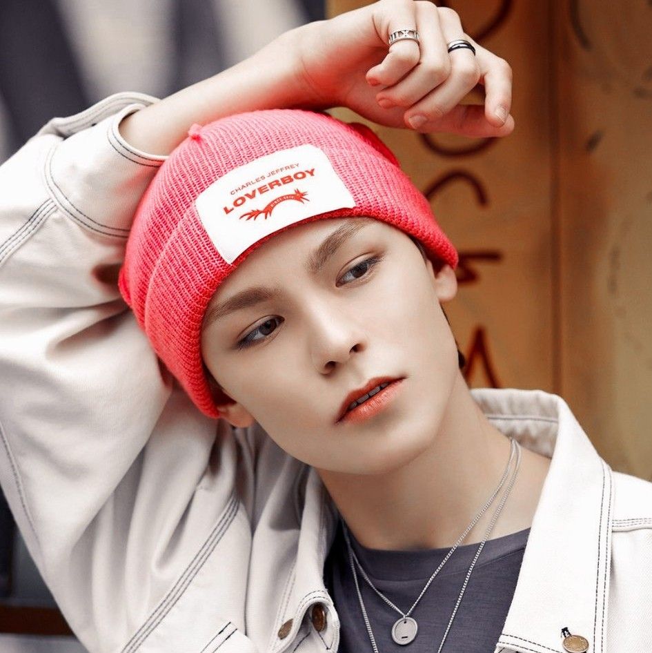 Recent activity shot of Vernon (SEVENTEEN)