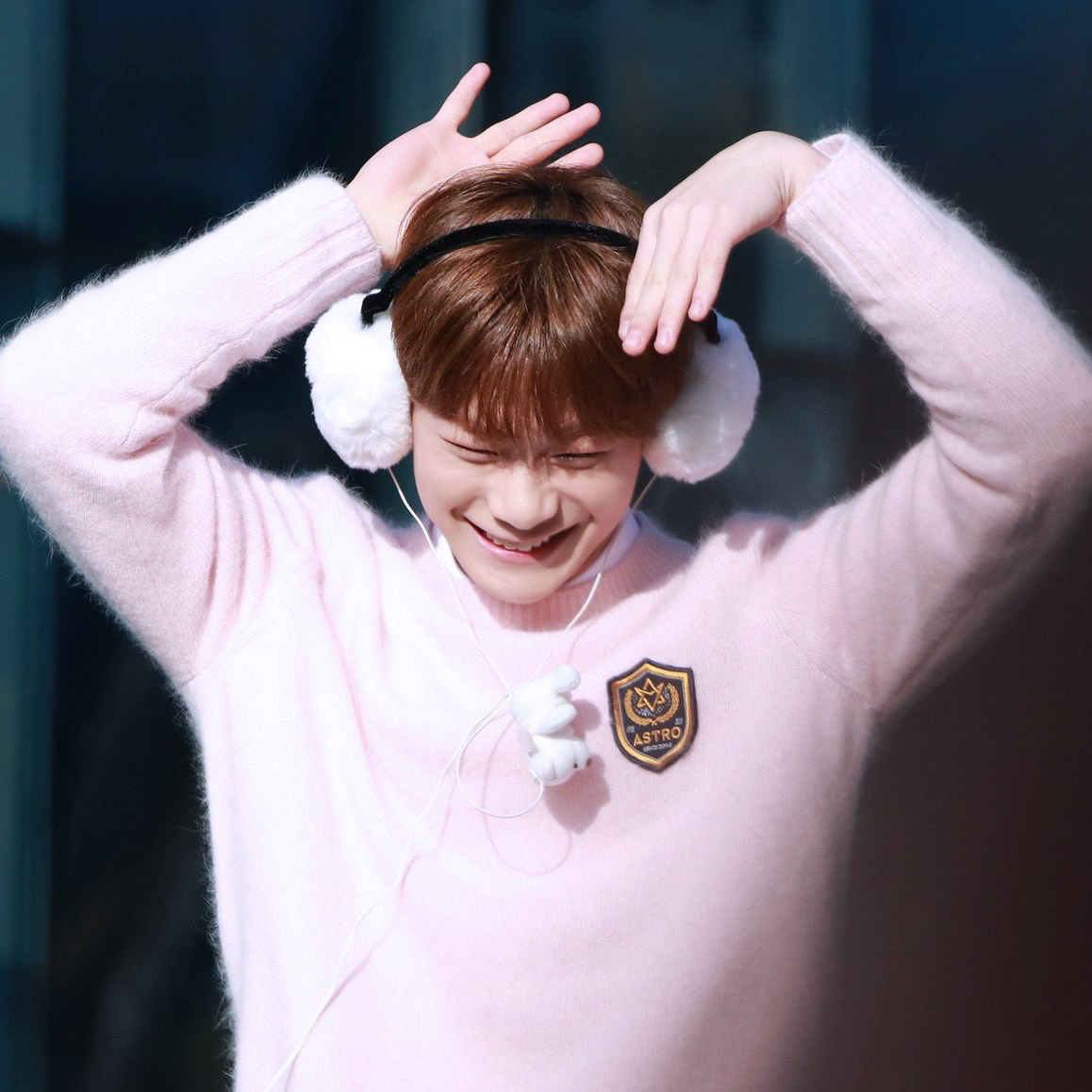 A moment captured by Moonbin (ASTRO)'s fan