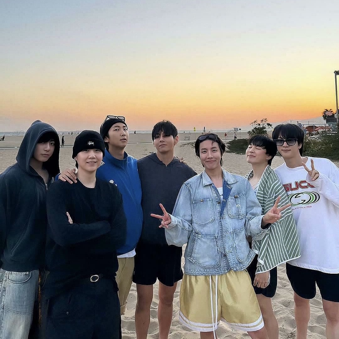 防弹少年团粉丝拍下的瞬间