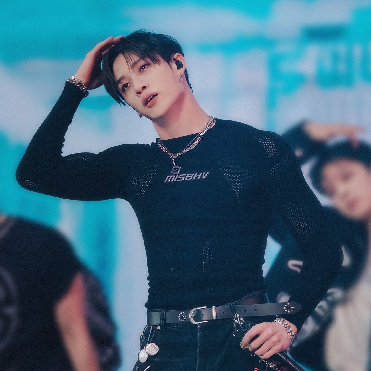 Recent activity shot of Bang Chan (Stray Kids)