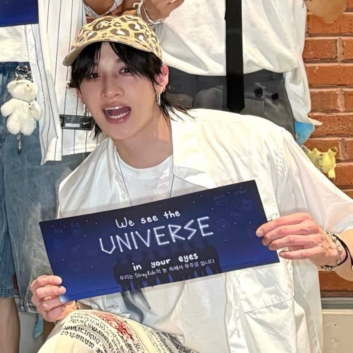 Recent activity shot of Bang Chan (Stray Kids)