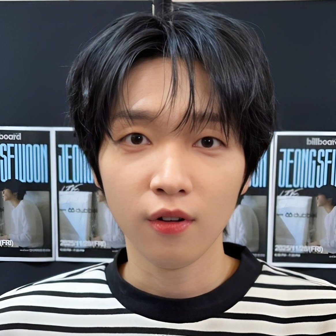 A moment captured by Jeong Sewoon's fan