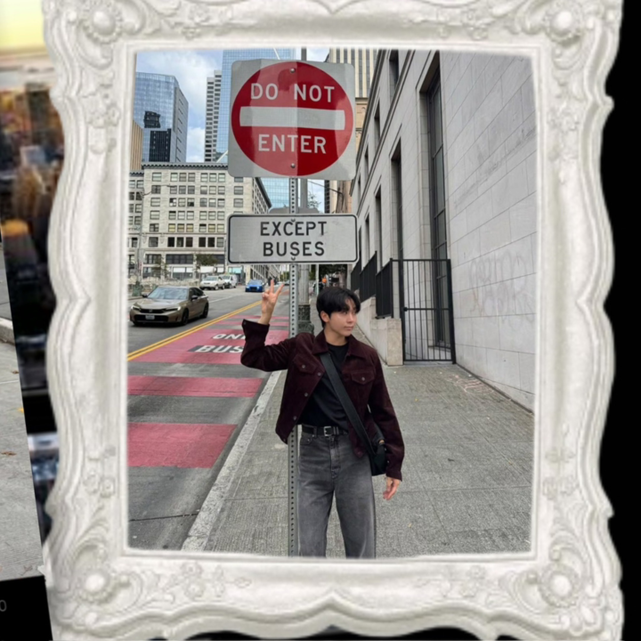 A moment captured by Seungkwan (SEVENTEEN)'s fan