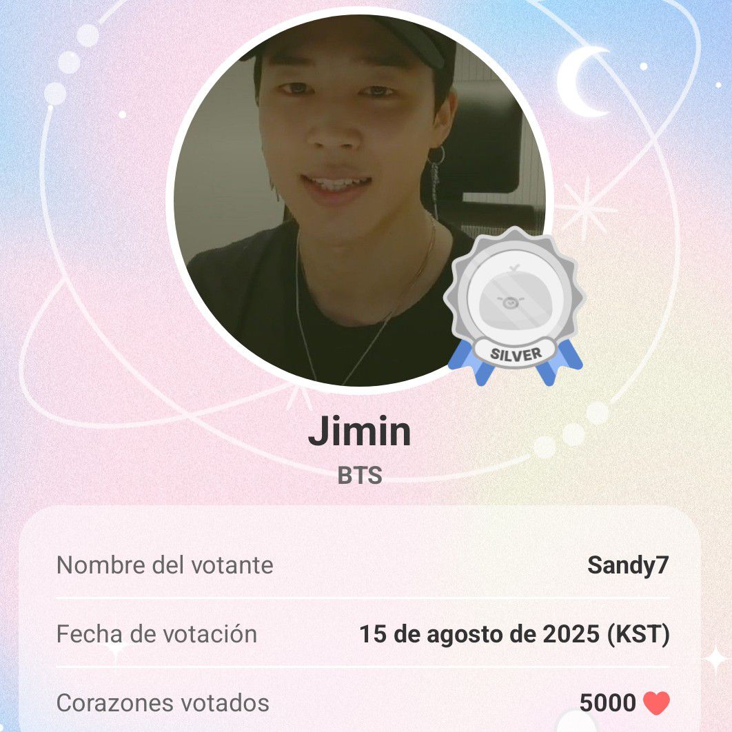 Latest photo of Jimin (BTS)