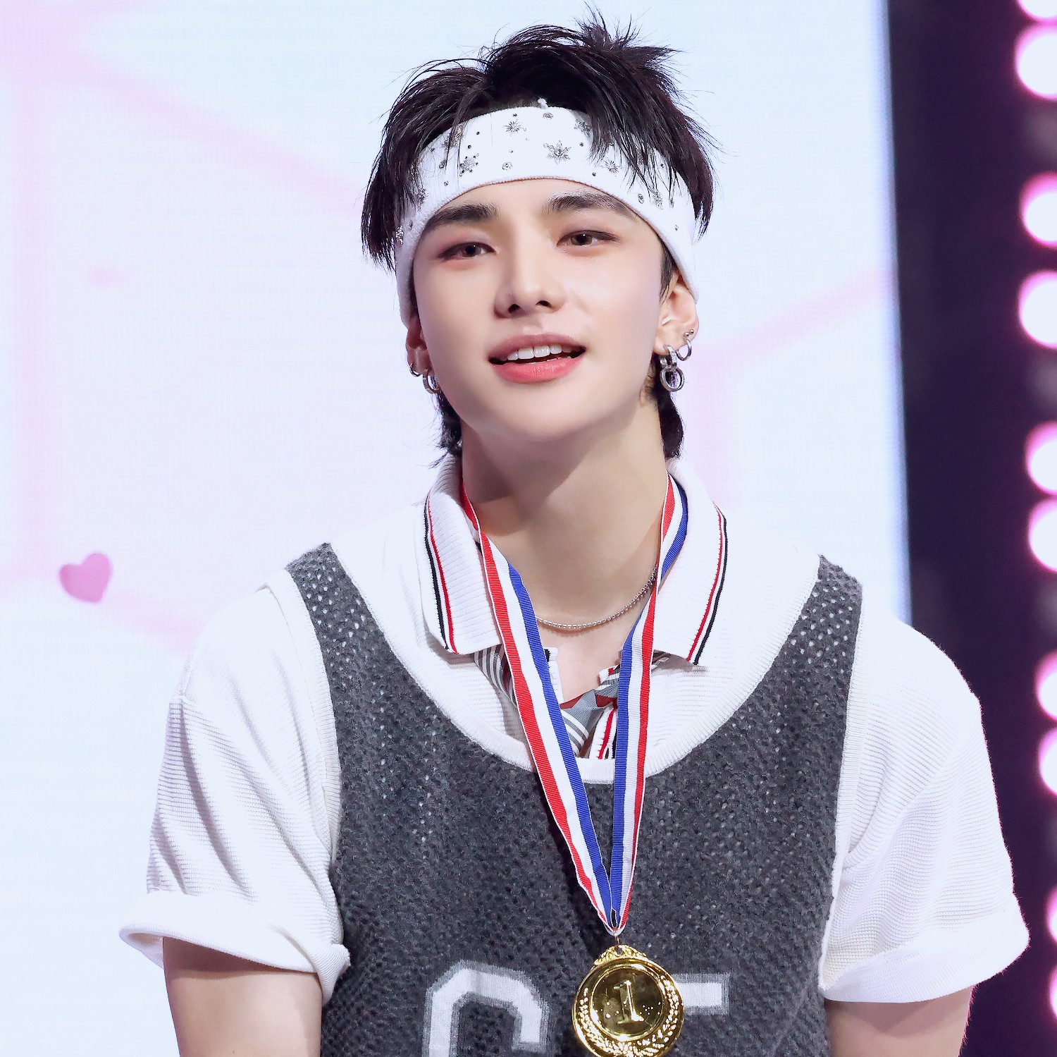 A moment captured by Hyunjin (Stray Kids)'s fan
