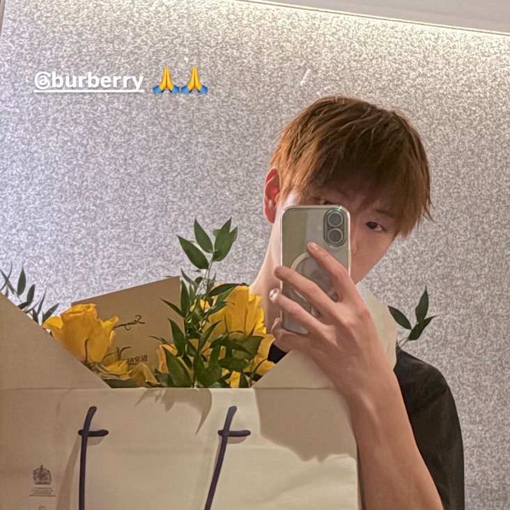 A moment captured by Seungmin (Stray Kids)'s fan