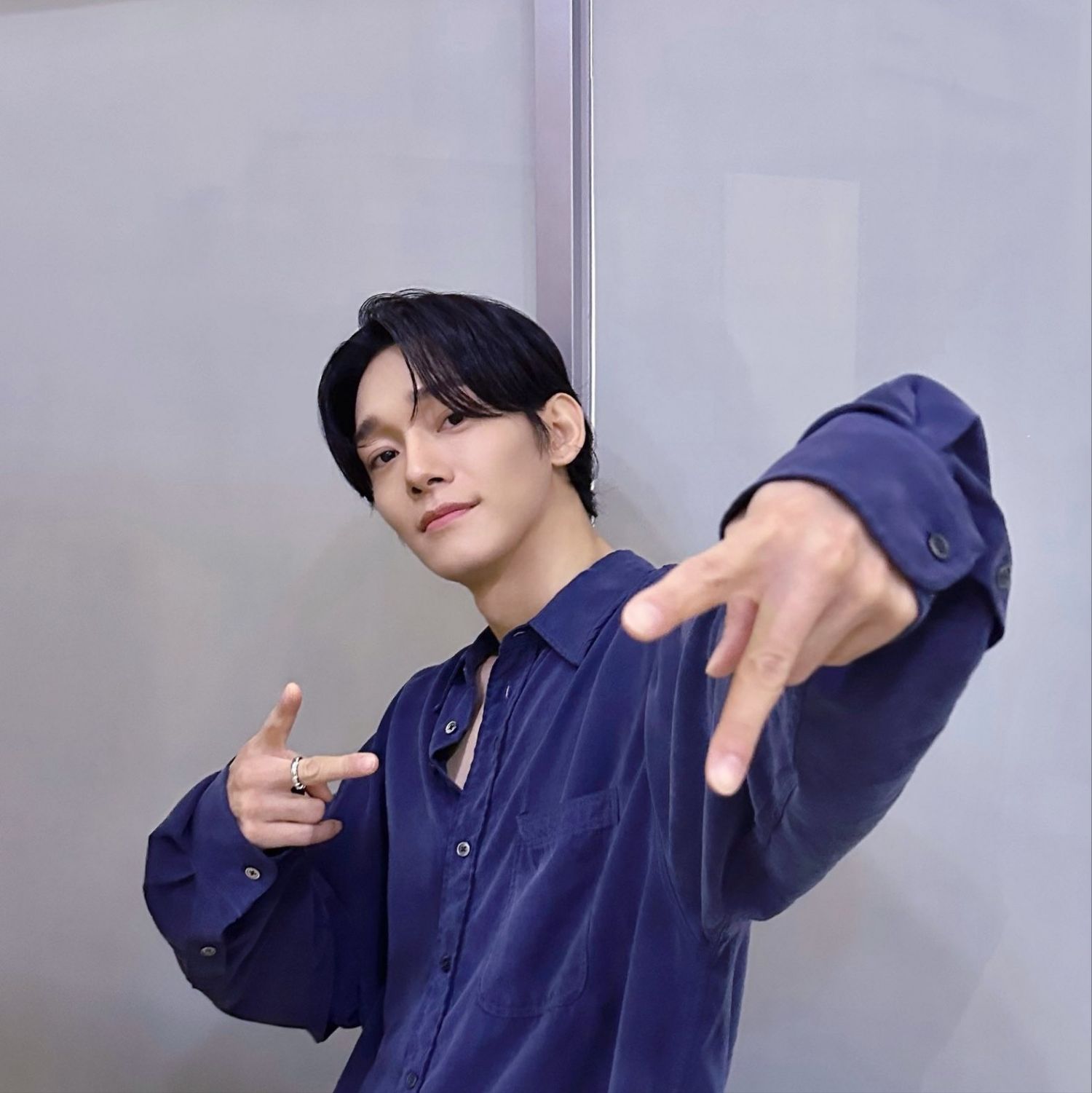 Recent activity shot of Chen (EXO)