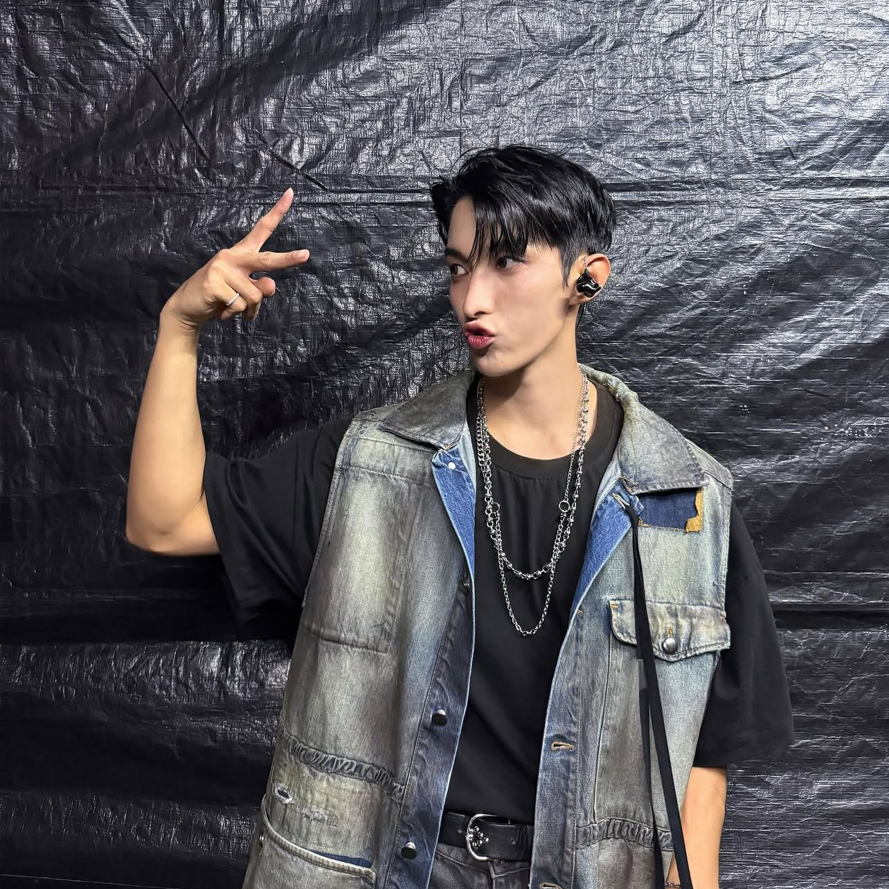 A moment captured by DK (SEVENTEEN)'s fan