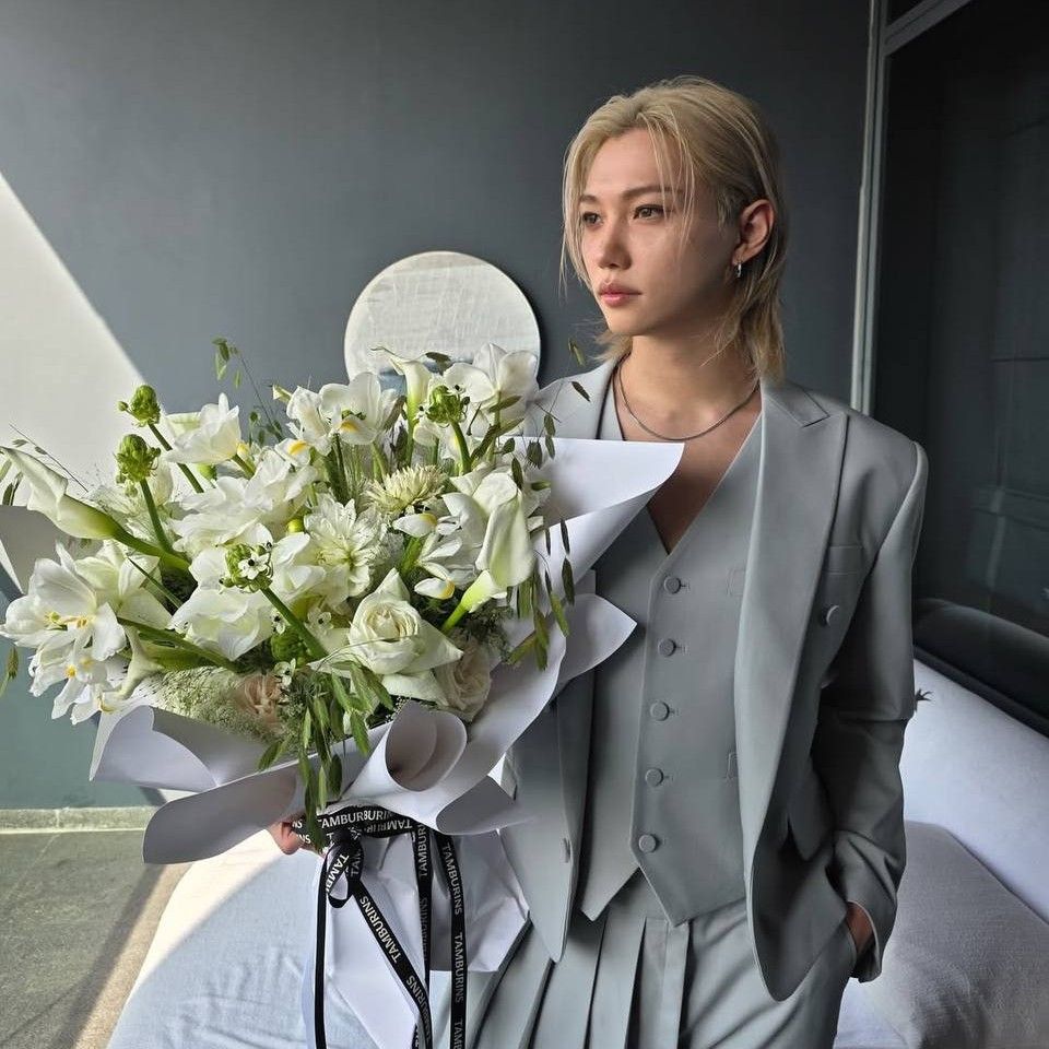 Recent activity shot of Felix (Stray Kids)