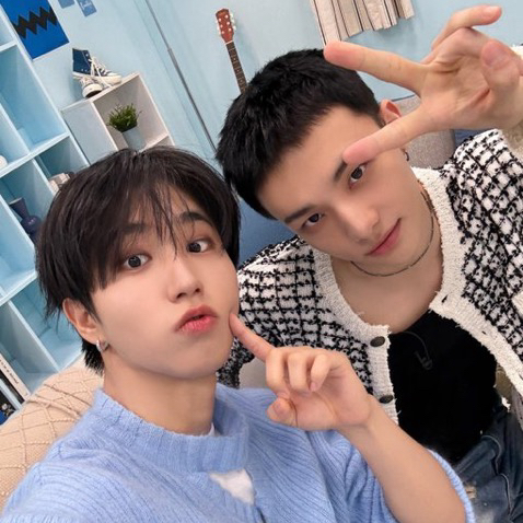 Recent activity shot of Hyunjin (Stray Kids)