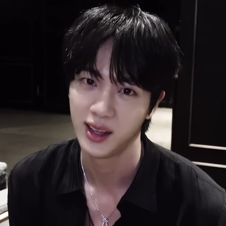 Recent activity shot of Jin (BTS)