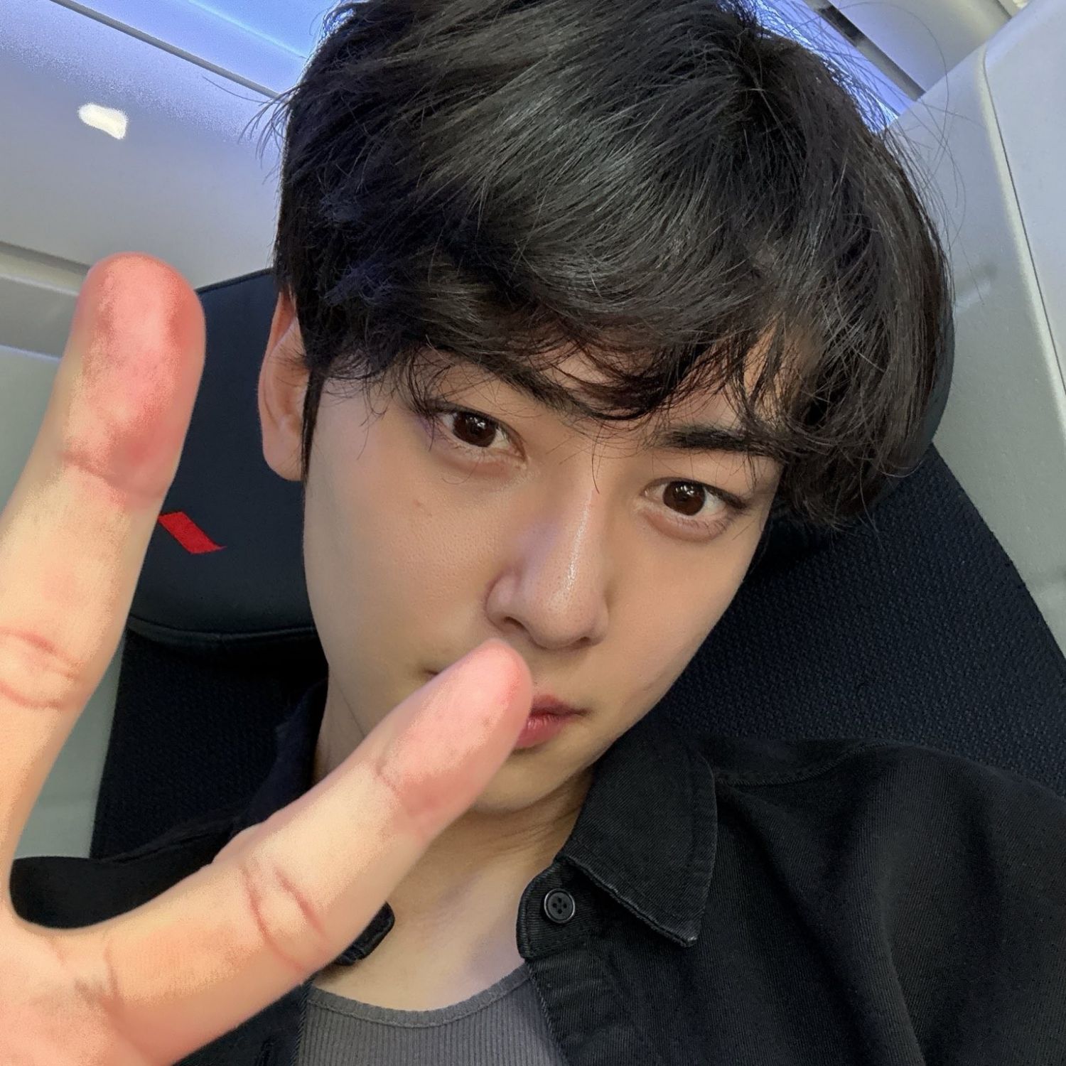 A moment captured by Eunwoo (ASTRO)'s fan