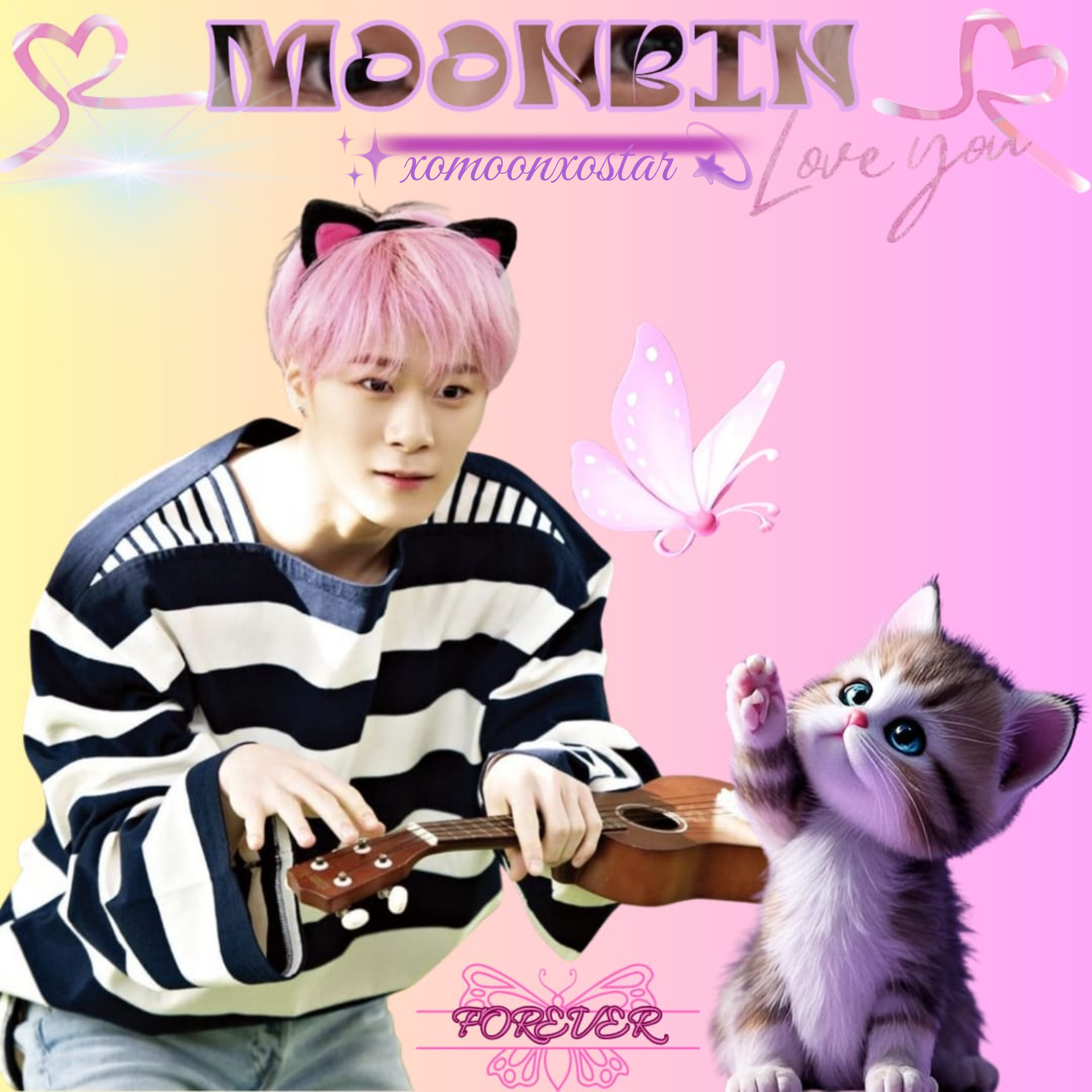 Recent activity shot of Moonbin (ASTRO)