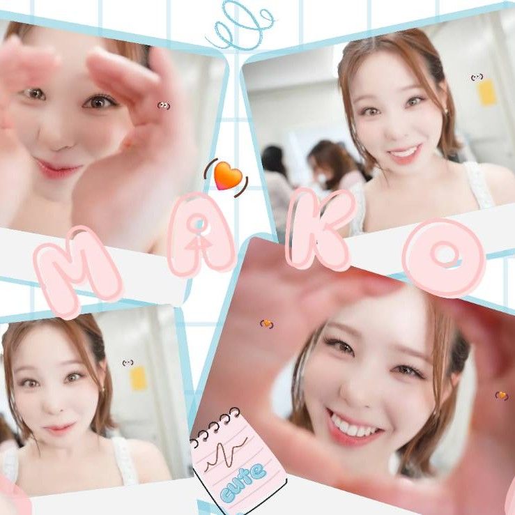 Behind-the-scenes cut of Mako (NiziU)