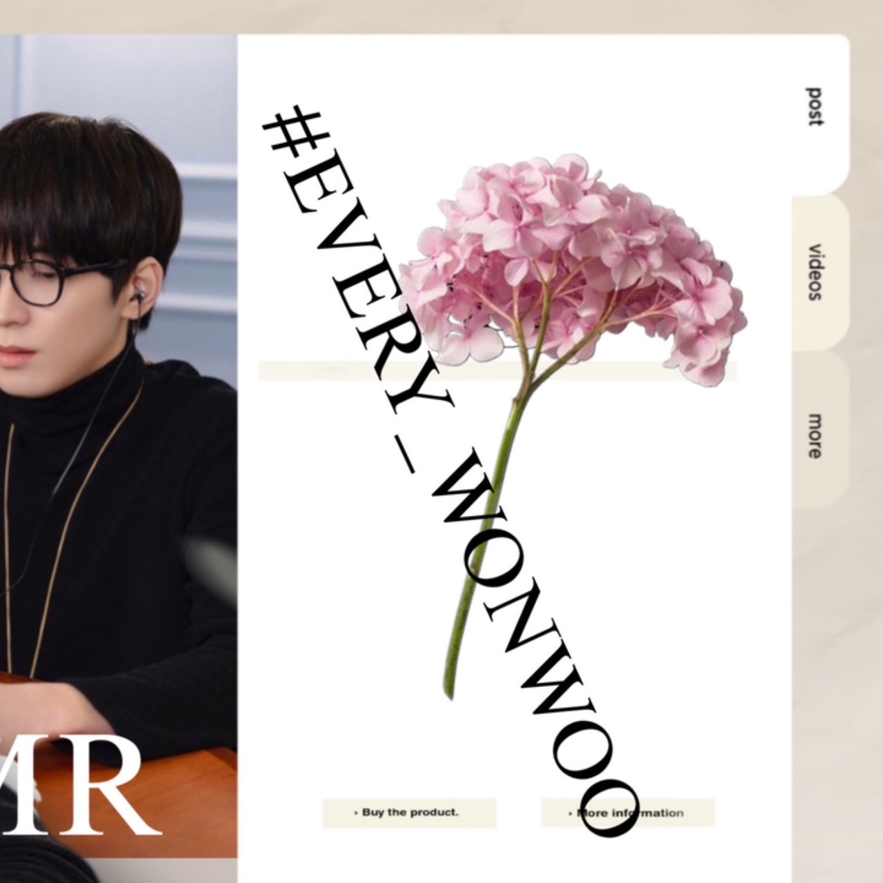 Recent activity shot of Wonwoo (SEVENTEEN)