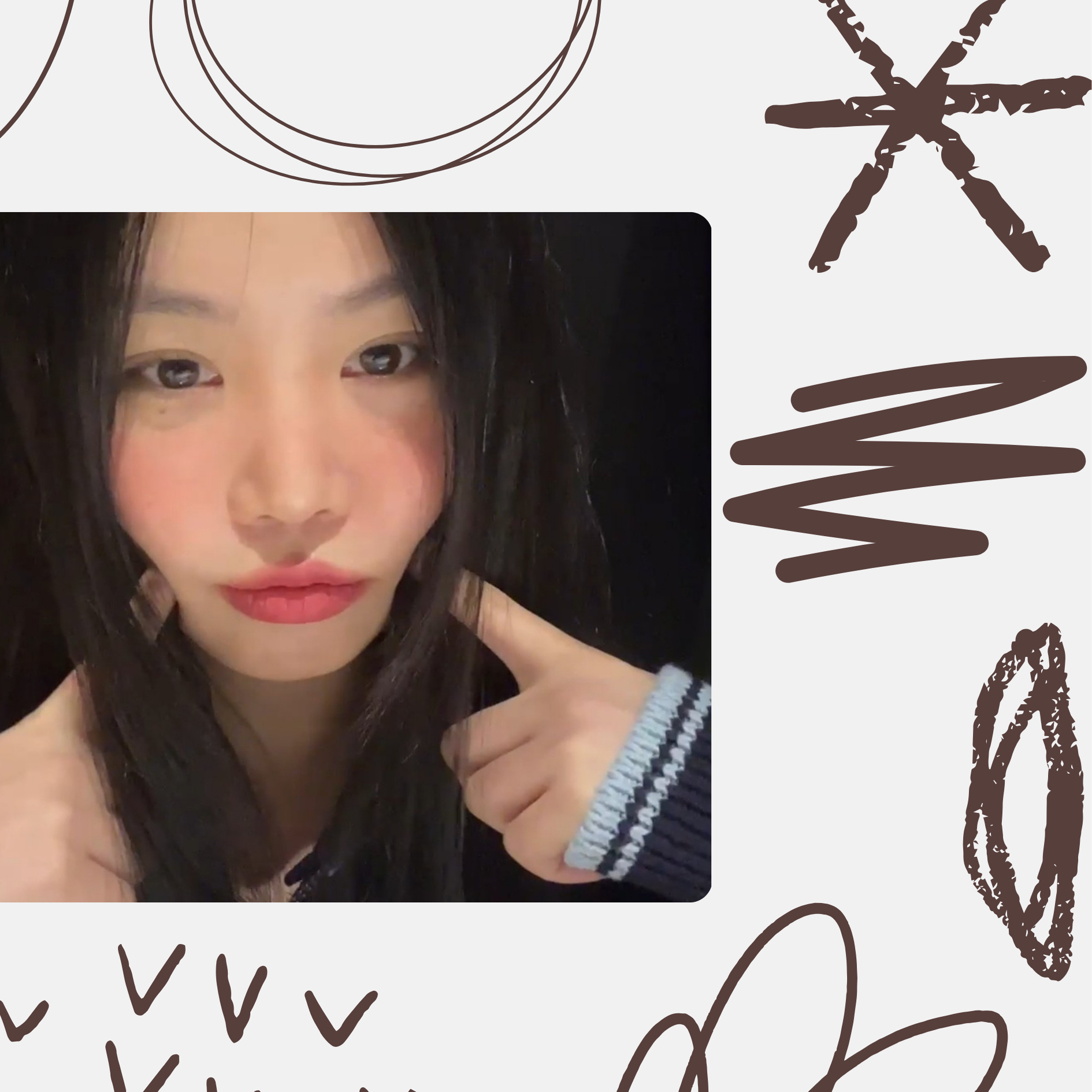 Behind-the-scenes cut of Soojin