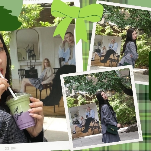 Recent activity shot of Miyeon (i-dle)