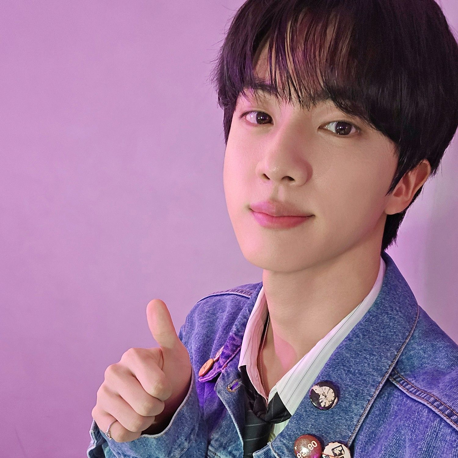 Recent activity shot of Jin (BTS)
