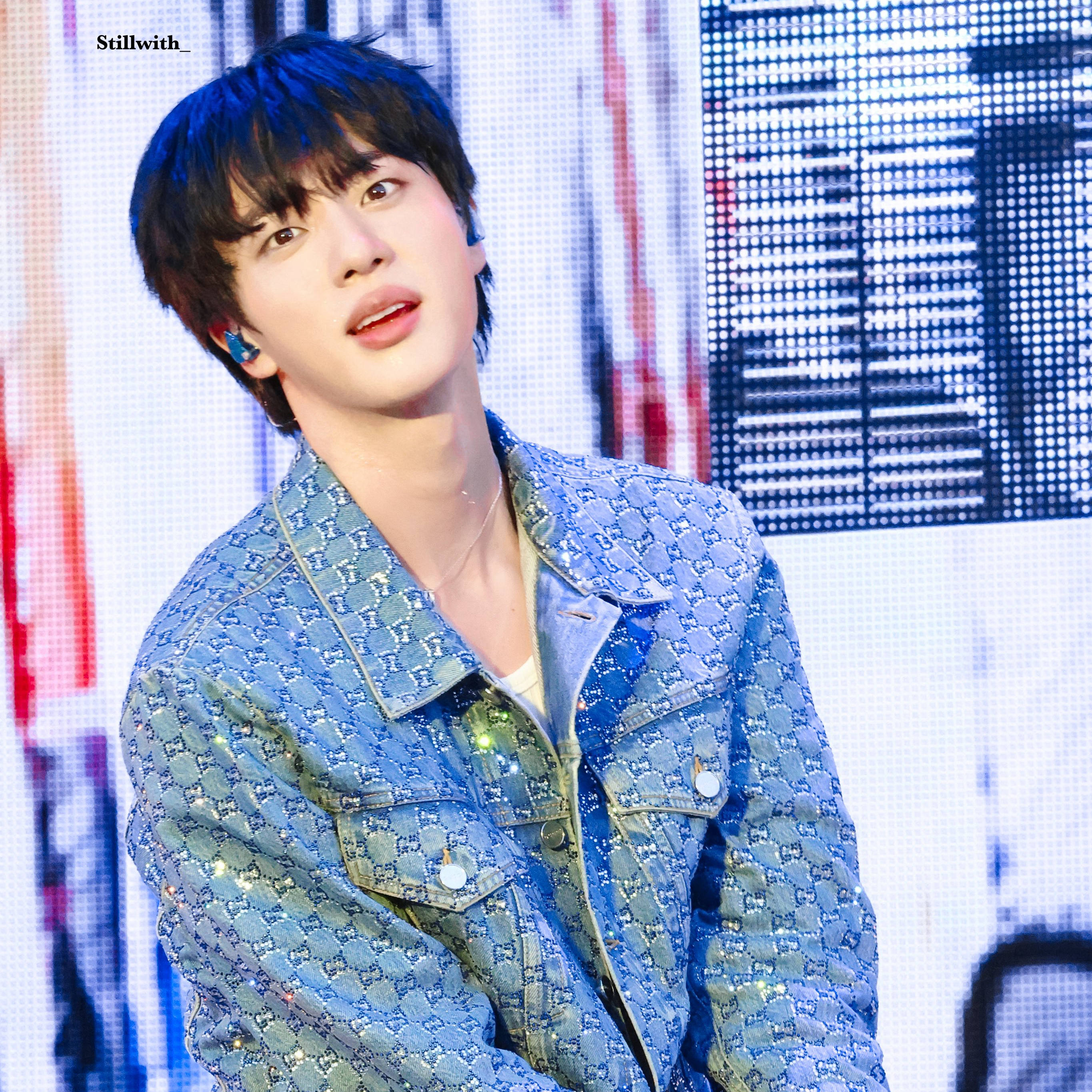 Recent activity shot of Jin (BTS)