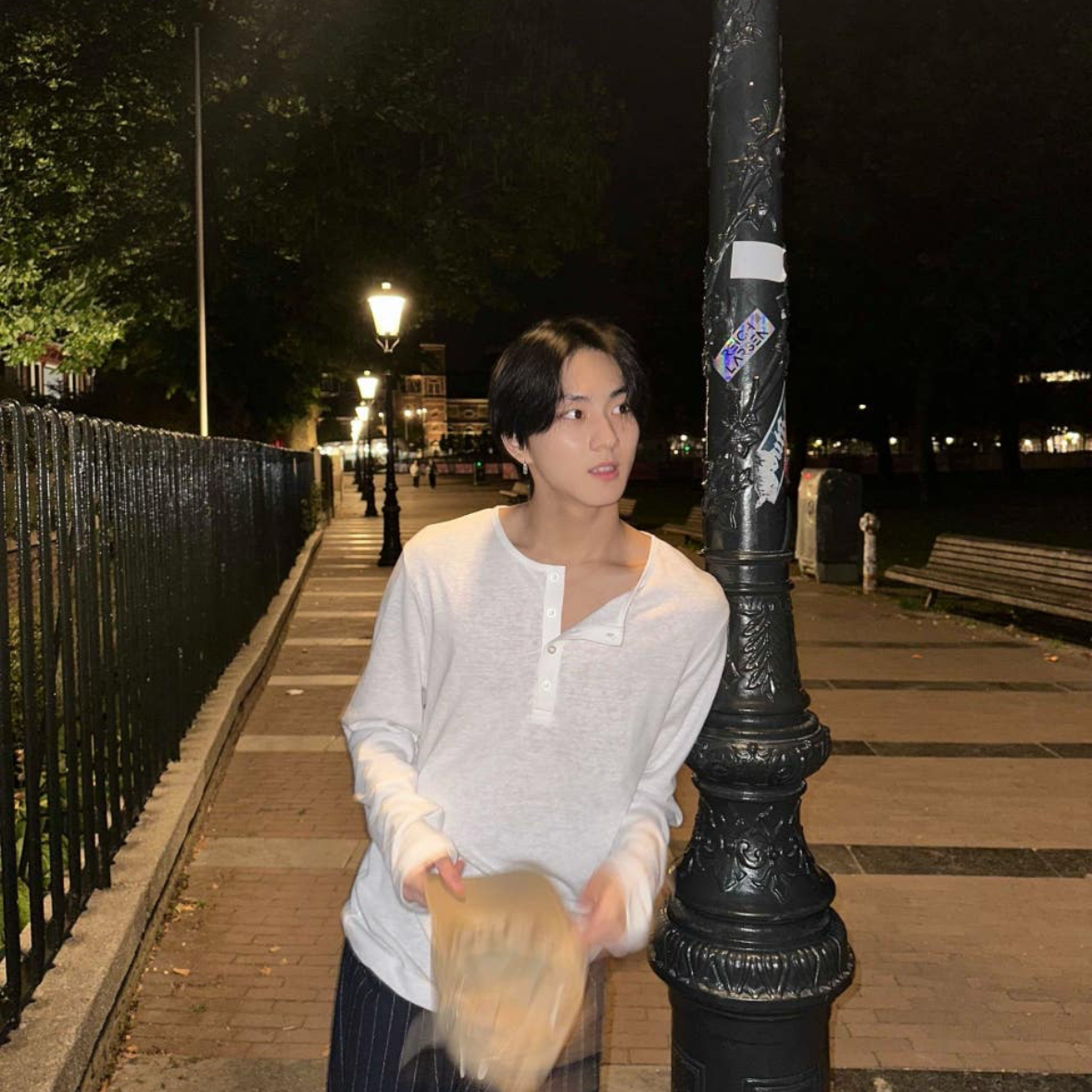 A moment captured by Jungwon (ENHYPEN)'s fan