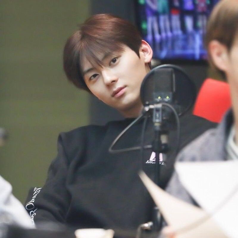 Recent activity shot of Hwang Minhyun