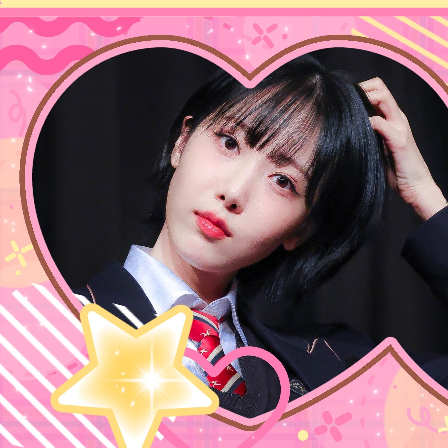 A moment captured by SinB (GFRIEND, VIVIZ)'s fan