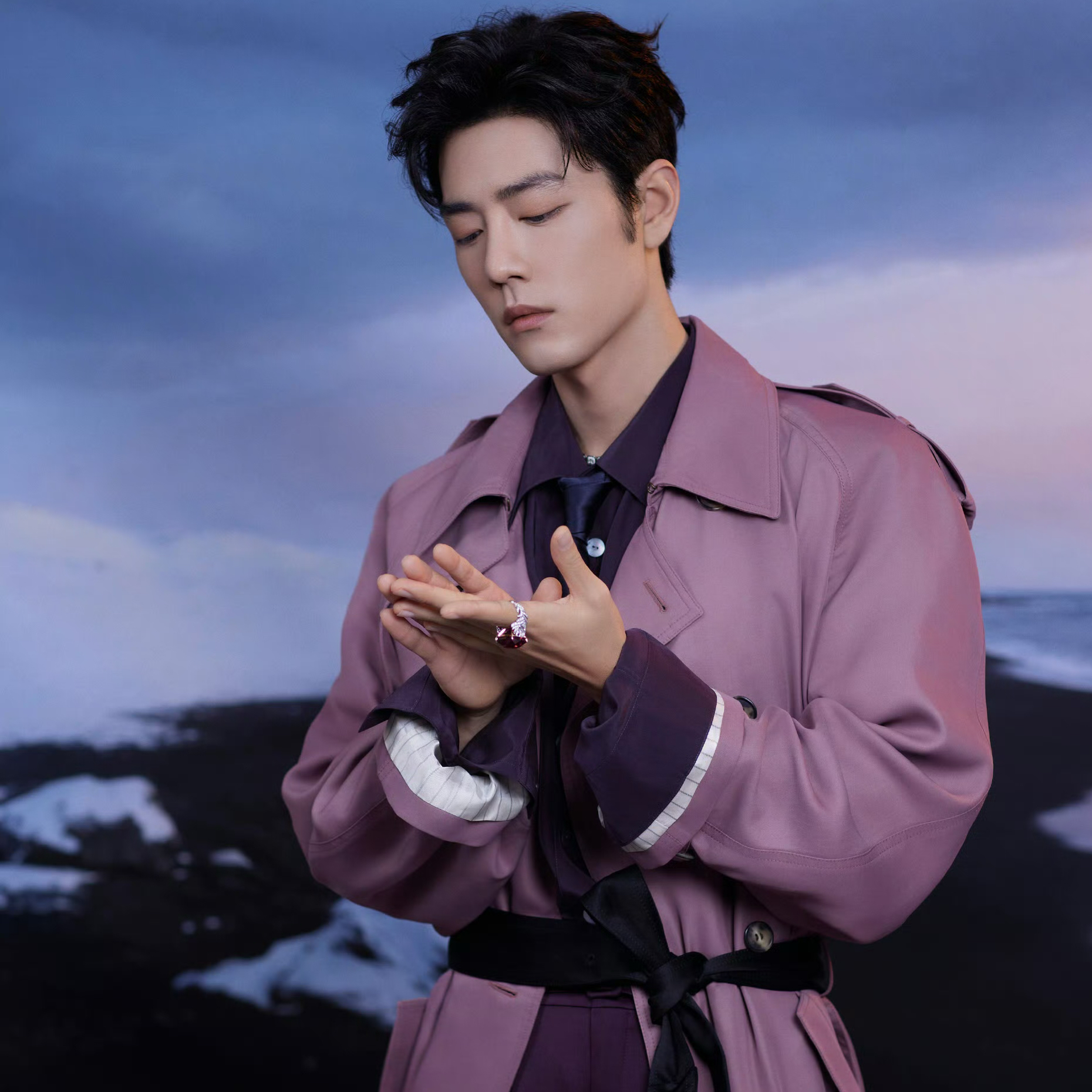 Recent activity shot of Xiao Zhan