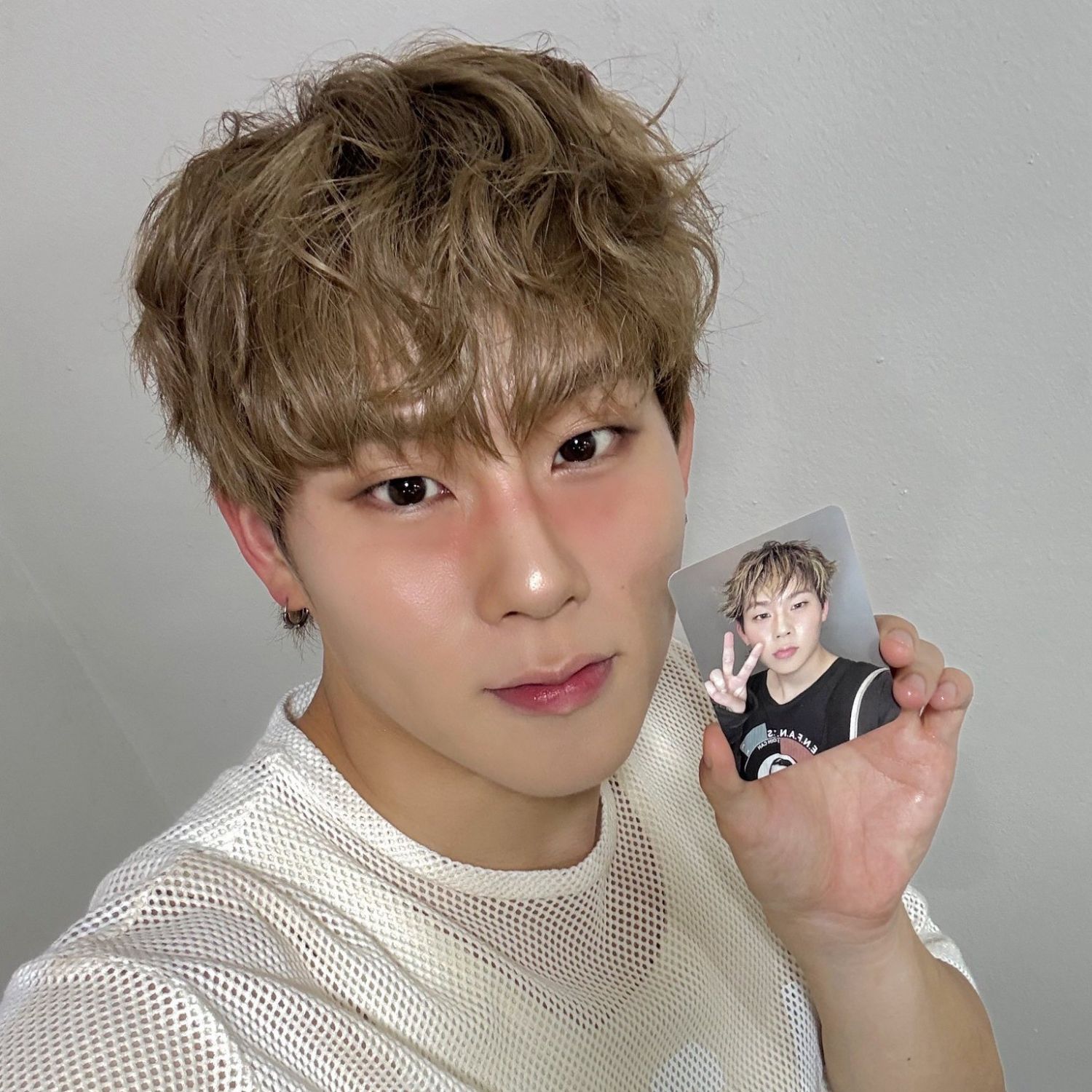 Recent activity shot of Joohoney (MONSTA X)
