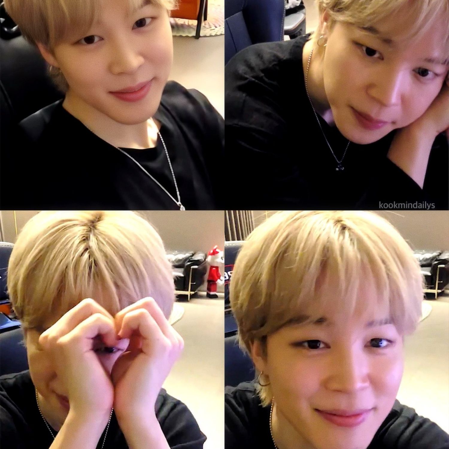 Recent activity shot of Jimin (BTS)