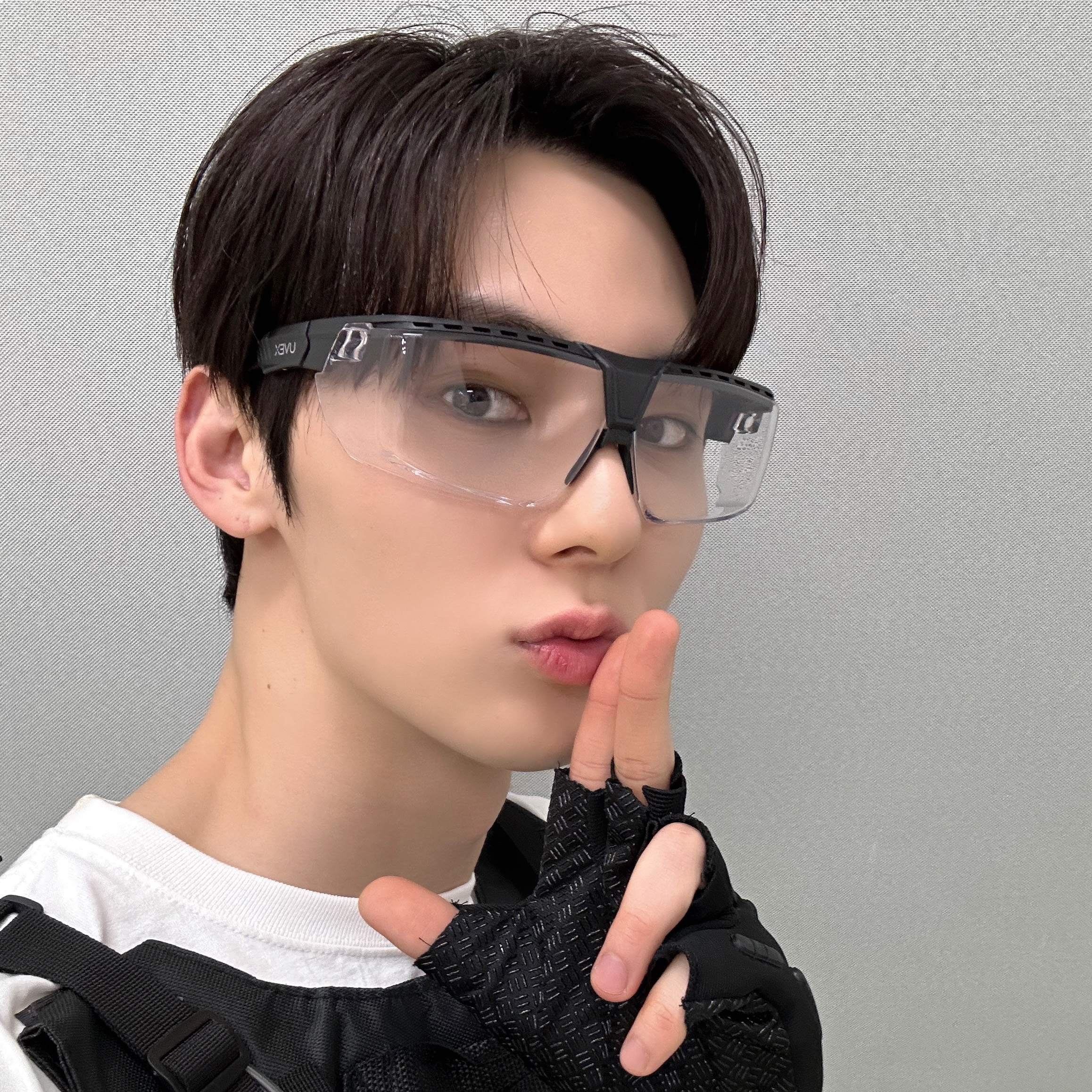 A moment captured by Hwang Minhyun's fan