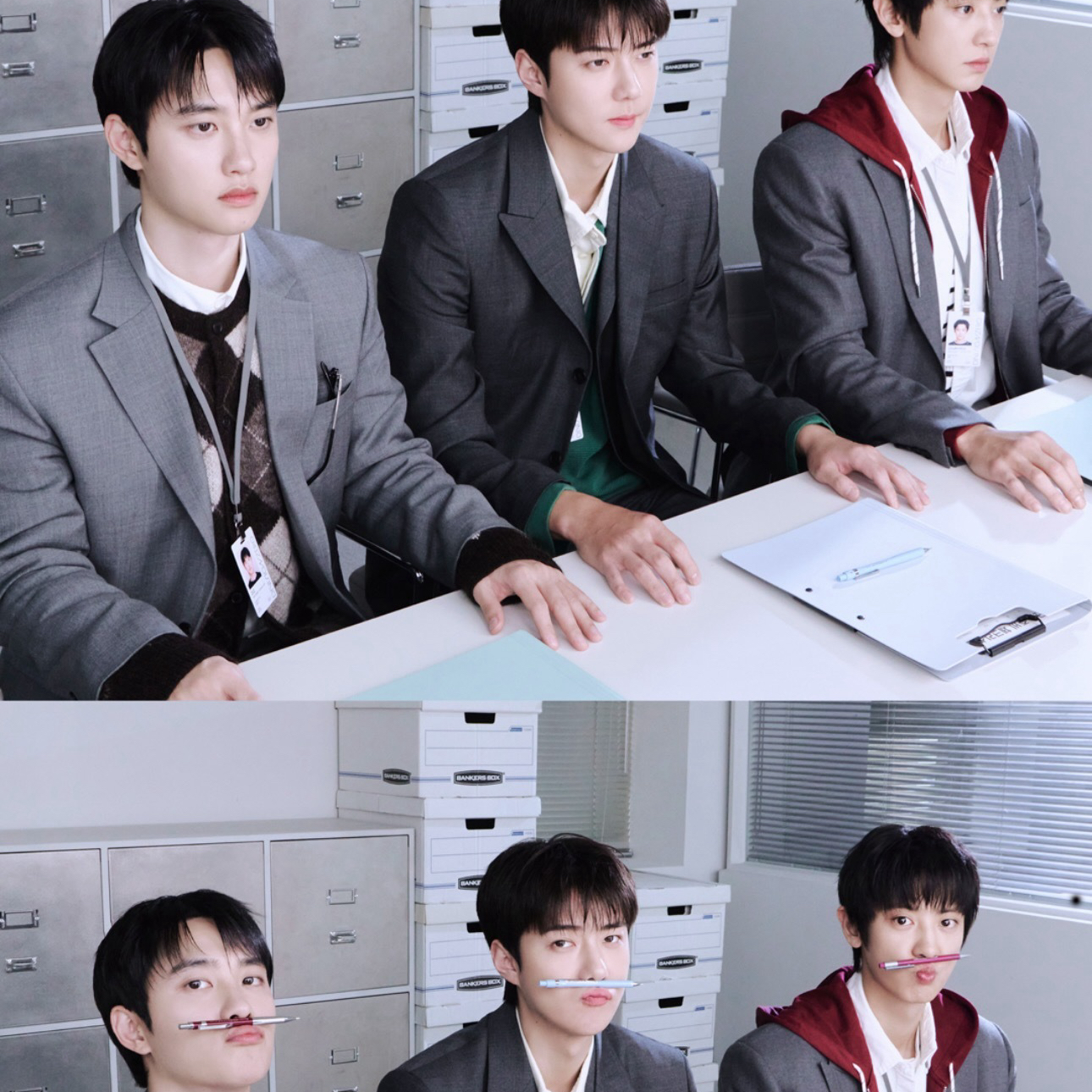 EXO의 비하인드 컷