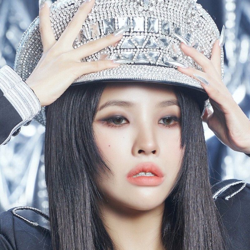 Recent activity shot of Soyeon (i-dle)