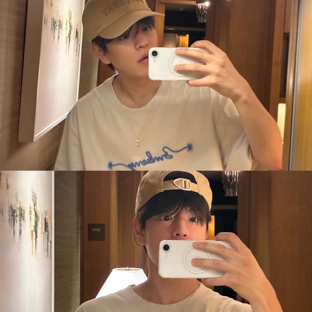 A moment captured by Seungmin (Stray Kids)'s fan