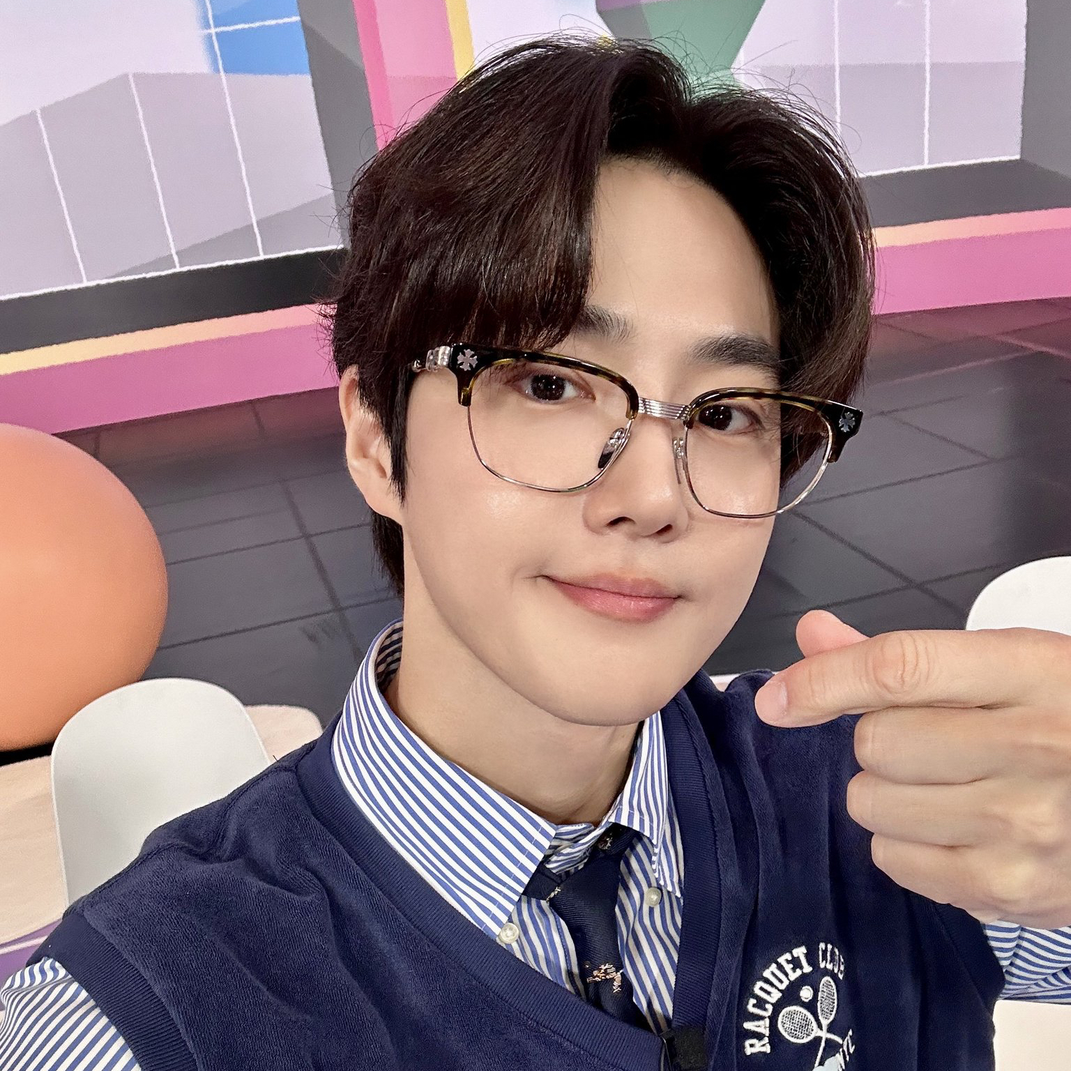 A moment captured by Suho (EXO)'s fan