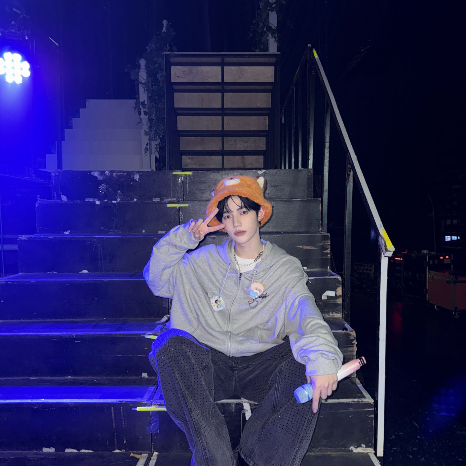 A moment captured by Zhang Hao (ZEROBASEONE)'s fan