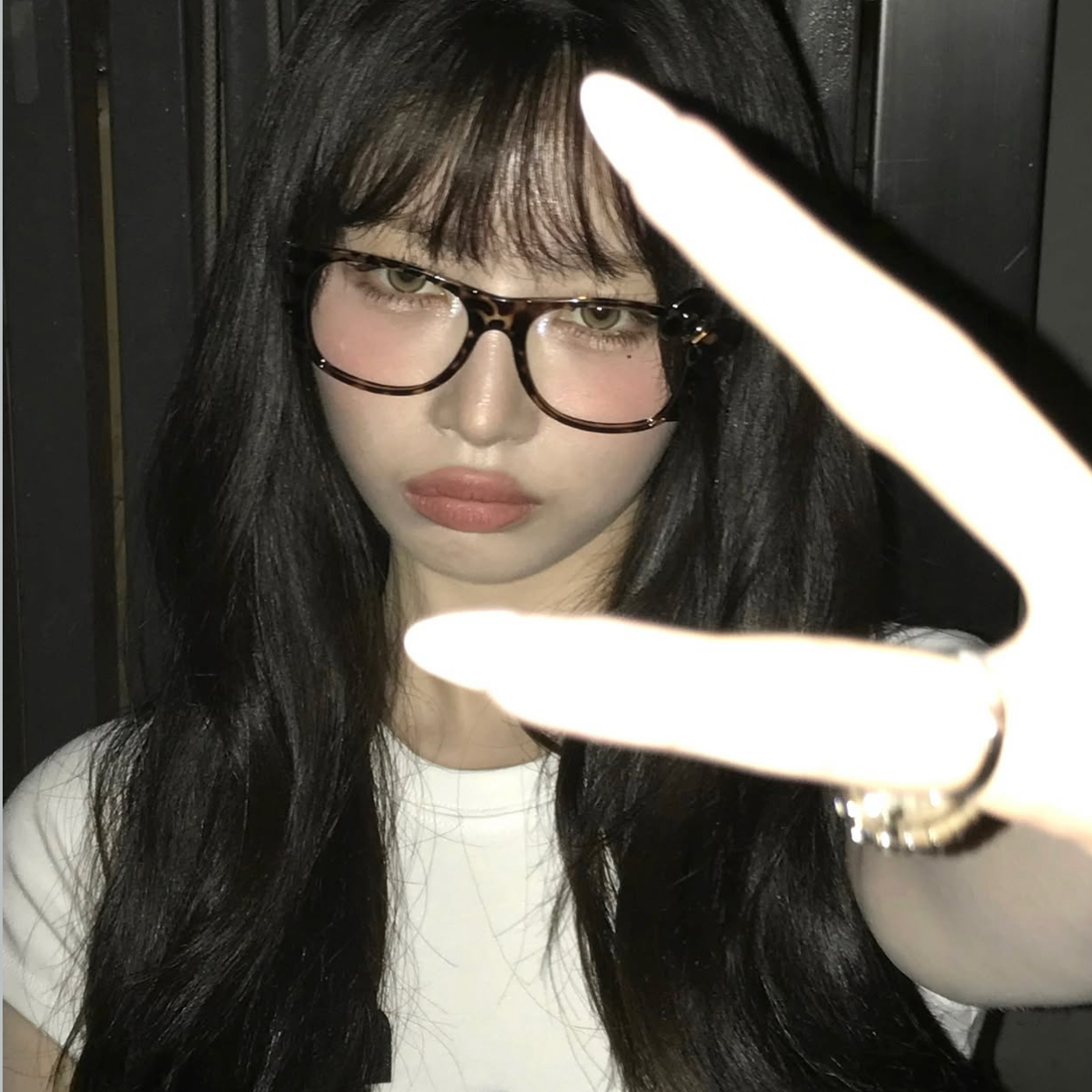 A moment captured by Rei (IVE)'s fan