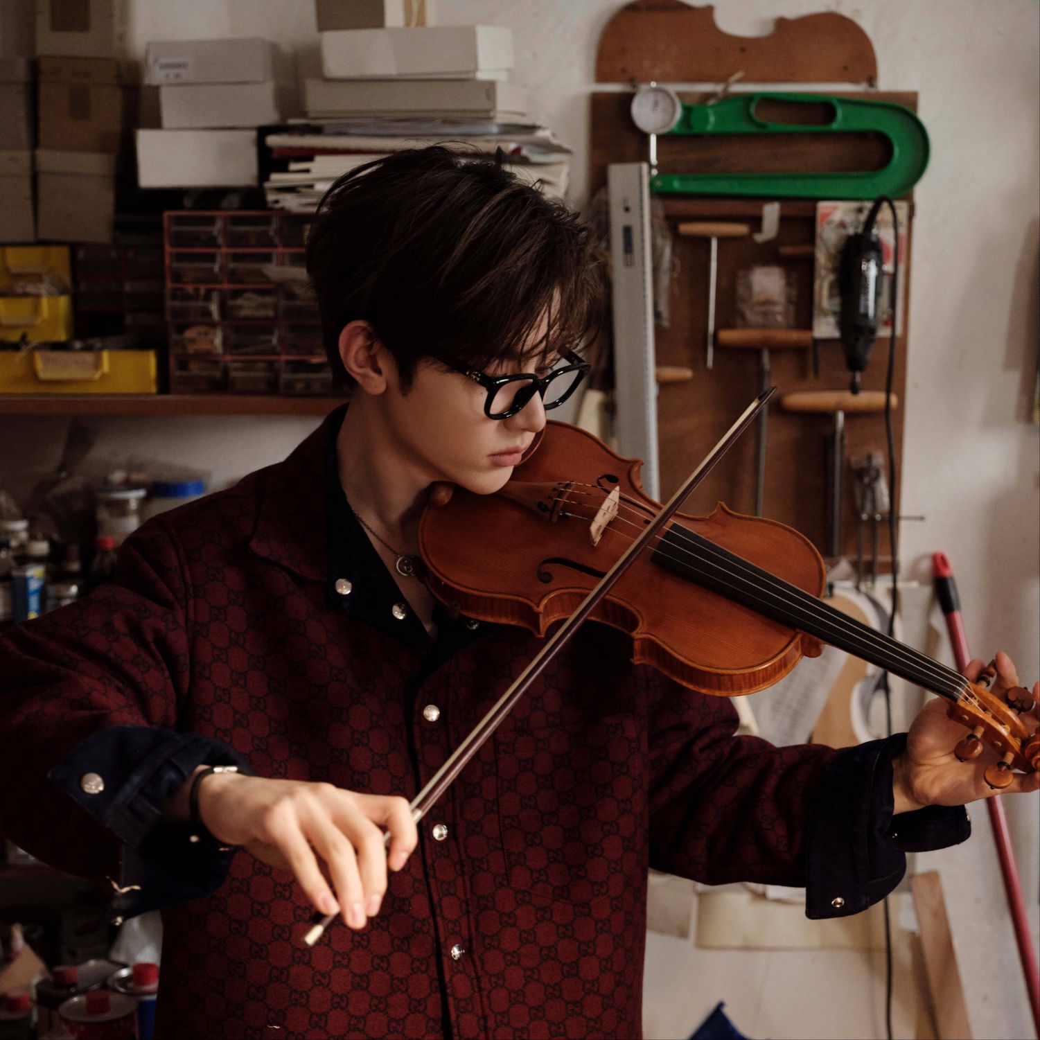 Recent activity shot of Zhang Hao (ZEROBASEONE)
