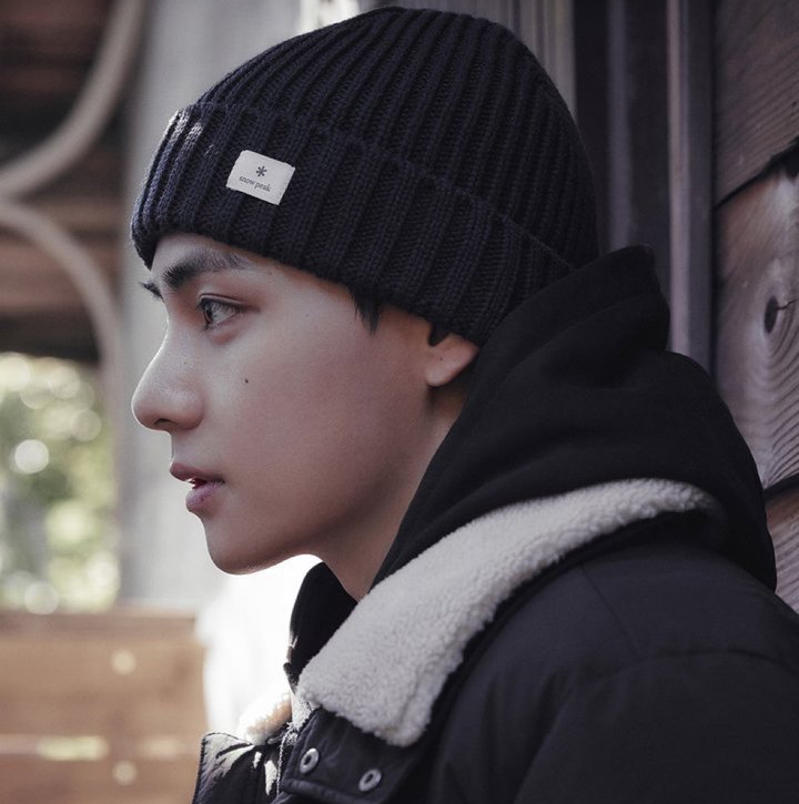 A moment captured by V (BTS)'s fan