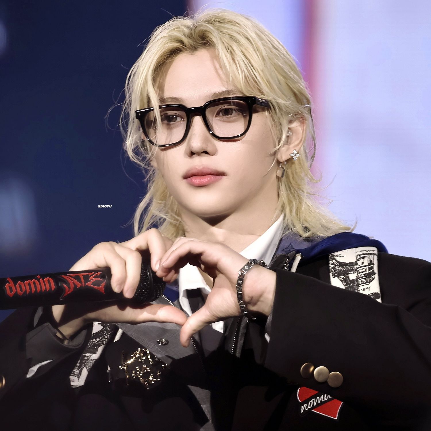 Recent activity shot of Felix (Stray Kids)