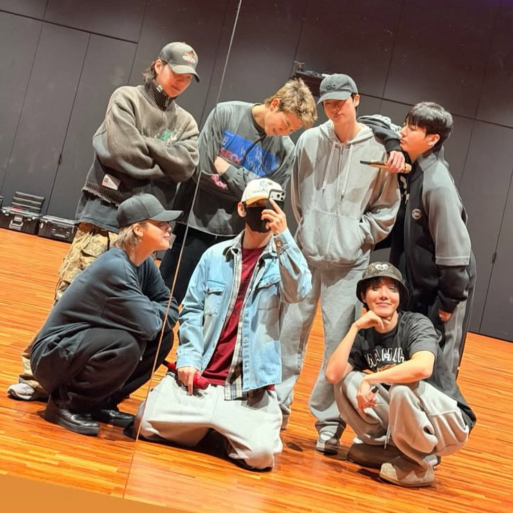 BTSの舞台裏ショット