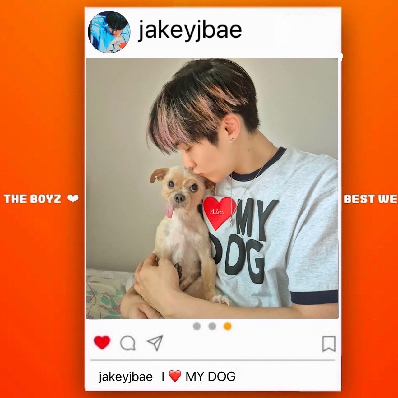 A moment captured by Jacob (THE BOYZ)'s fan