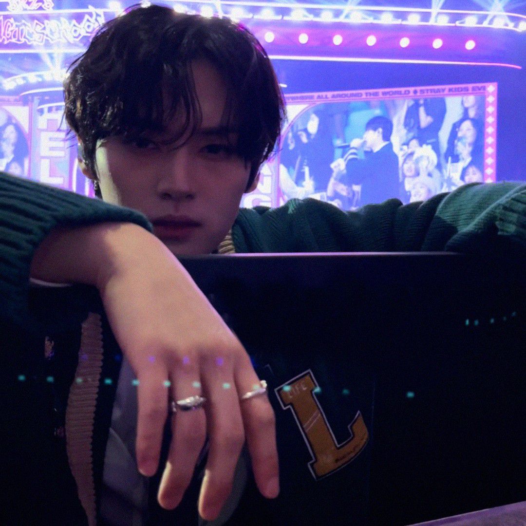 Recent activity shot of Lee Know (Stray Kids)