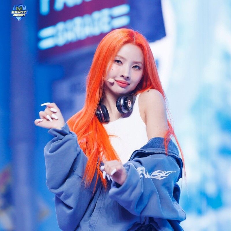 Recent activity shot of Soyeon (i-dle)