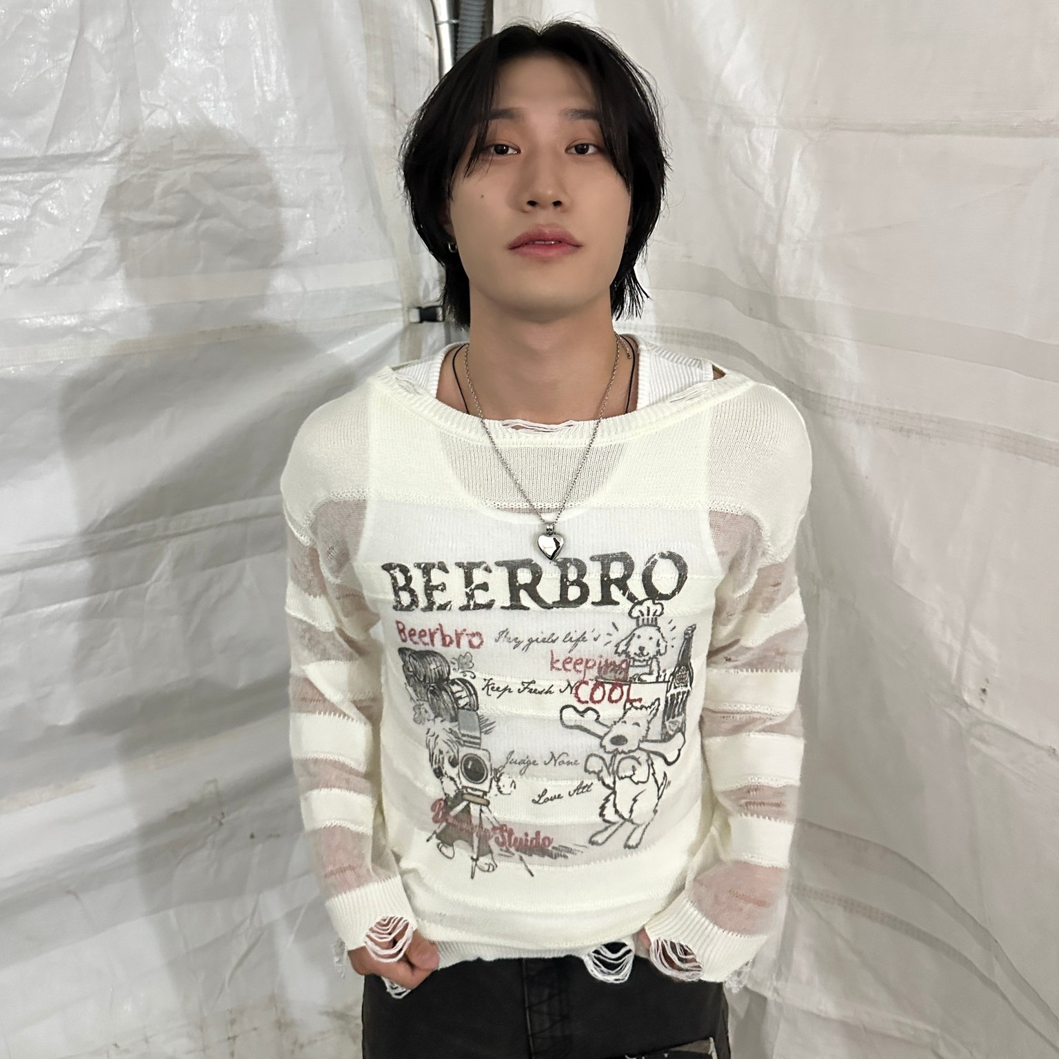 Behind-the-scenes cut of Bang Yedam