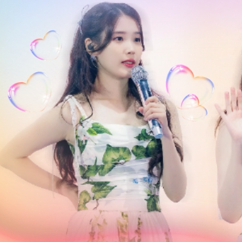 A moment captured by IU's fan