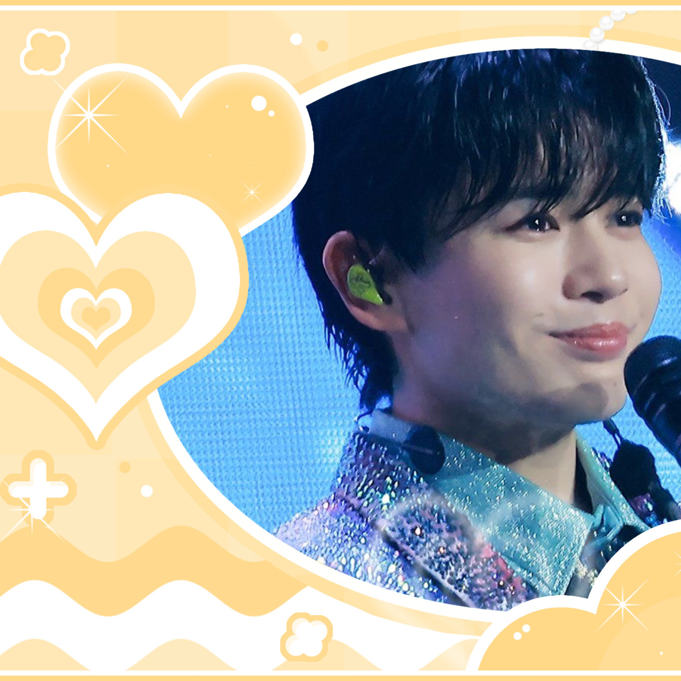 A moment captured by Naniwa Danshi's fan