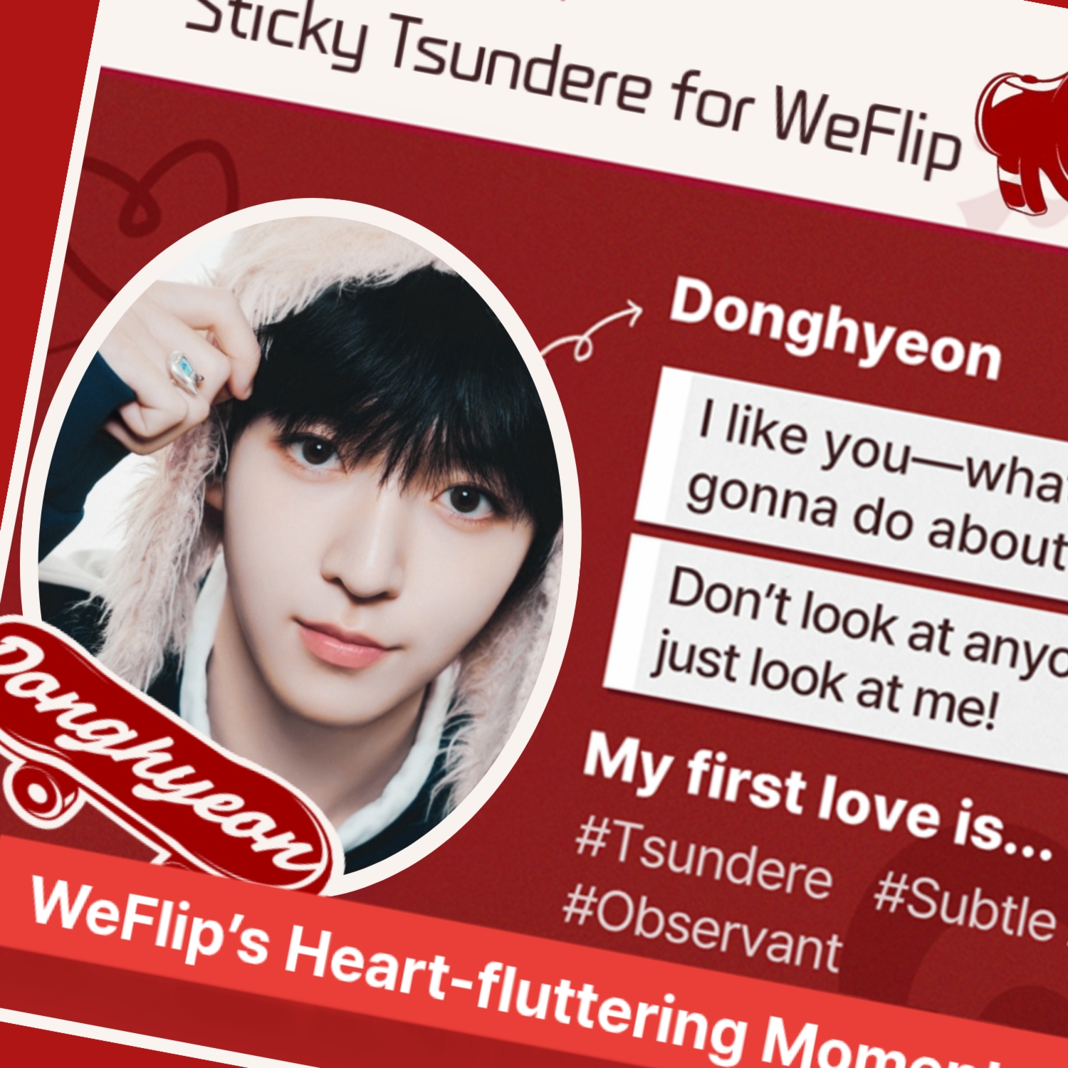 Behind-the-scenes cut of Donghyeon (KickFlip)